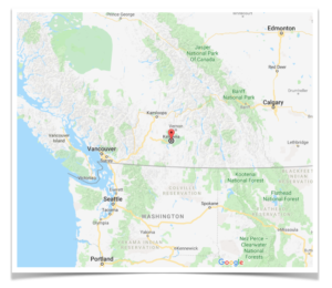 Location Map - Journalist, WTHA, Kelowna, BC, Canada