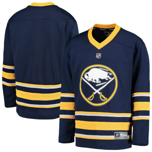 Youth Fanatics Branded Blue Buffalo Sabres Home Replica Blank Jersey