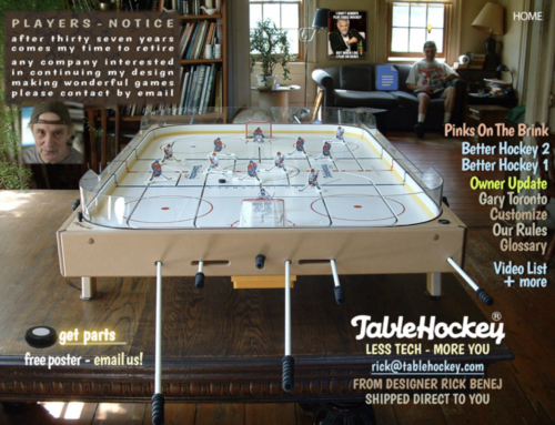 The Table Hockey Show’s Interview with Rick Benej, Manufacturer, Part 1 of 5