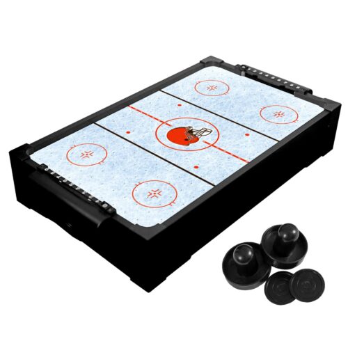 Cleveland Browns Table Top Air Hockey Game
