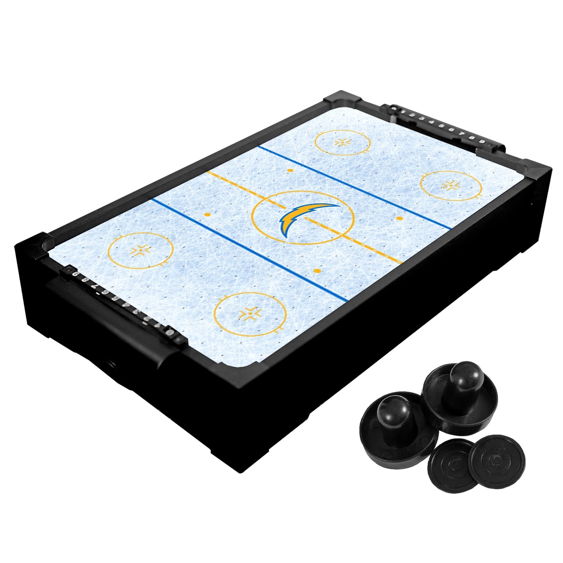 Los Angeles Chargers Table Top Air Hockey Game